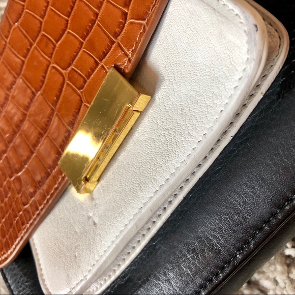 GiGi New York Abigail Crossbody Cognac Croco - Picture 4 of 8